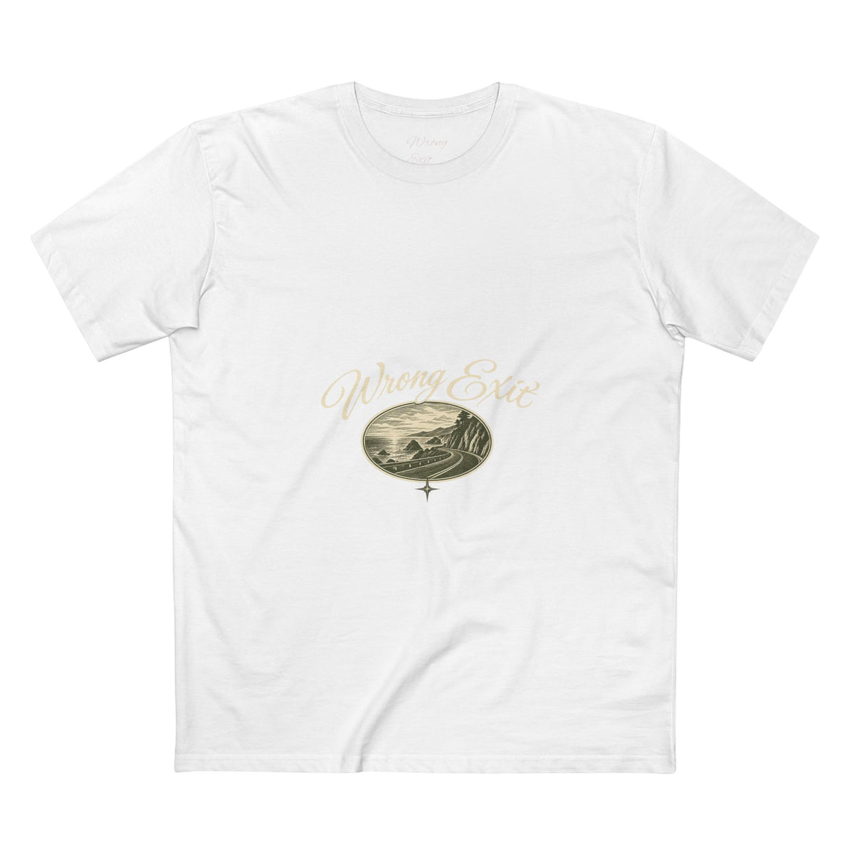 Adventure Road Graphic Tee — "She Lives With Love" Scenic Mountain Road T‑Shirt