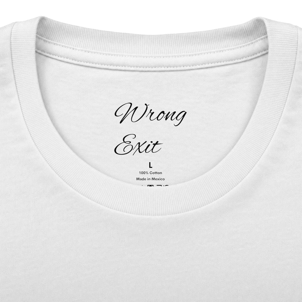 Wrong Exit Graphic T‑Shirt — Vintage Compass & Mountain Road Tee