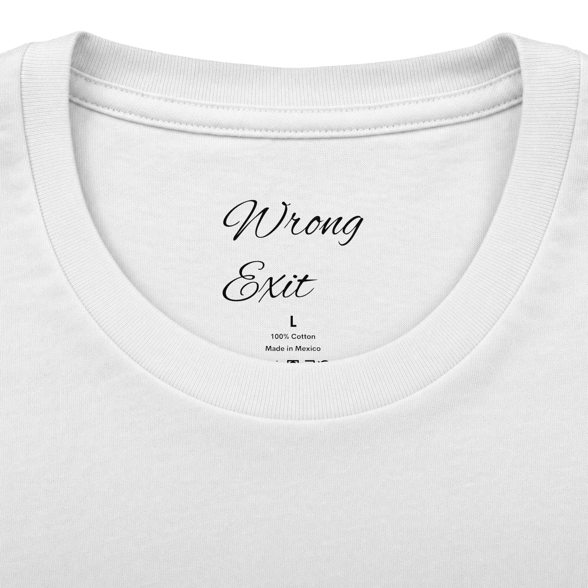 Wrong Exit Graphic T‑Shirt — Vintage Compass & Mountain Road Tee