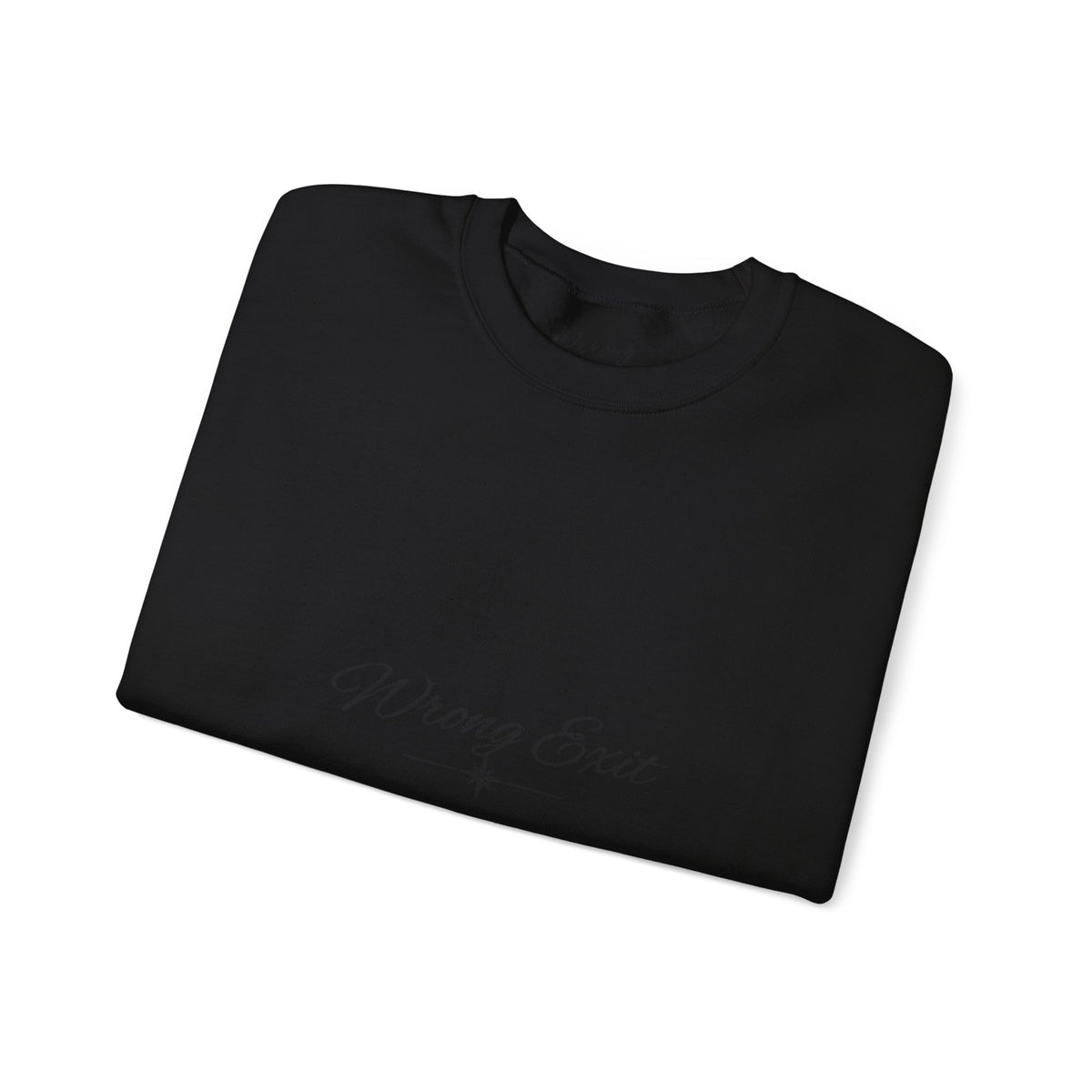 Vintage Road Trip Crewneck Sweatshirt — Scenic Car Photo Back & Graphic Sleeve