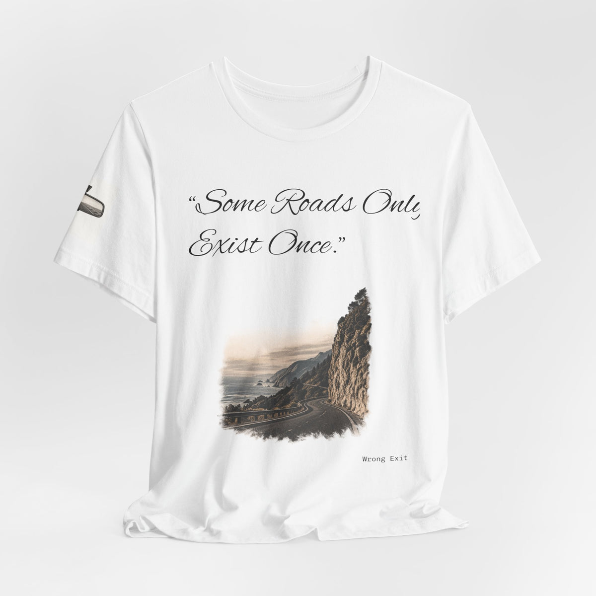 Some Roads Only Exist Once tee | Scenic Coastal Drive vintage car design