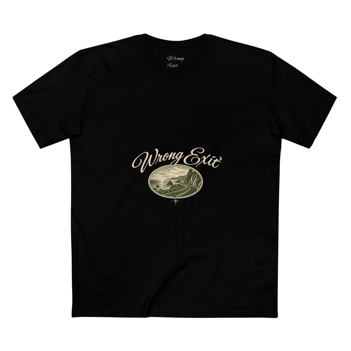 Adventure Road Graphic Tee — "She Lives With Love" Scenic Mountain Road T‑Shirt