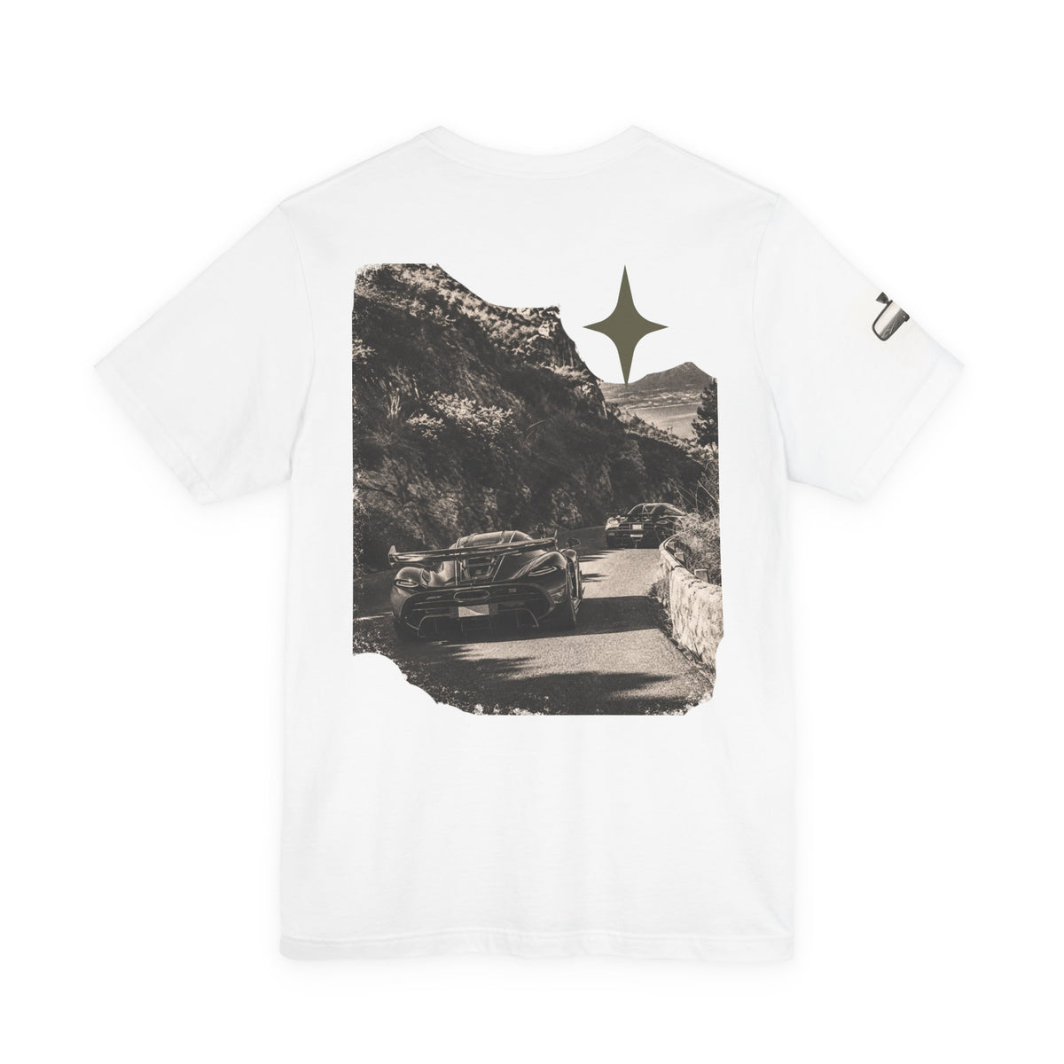Some Roads Only Exist Once tee | Scenic Coastal Drive vintage car design