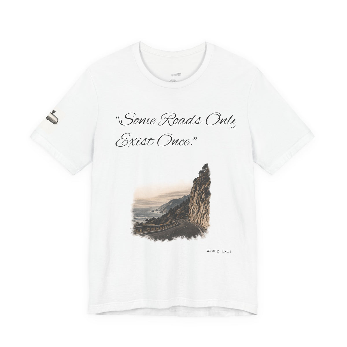 Some Roads Only Exist Once tee | Scenic Coastal Drive vintage car design