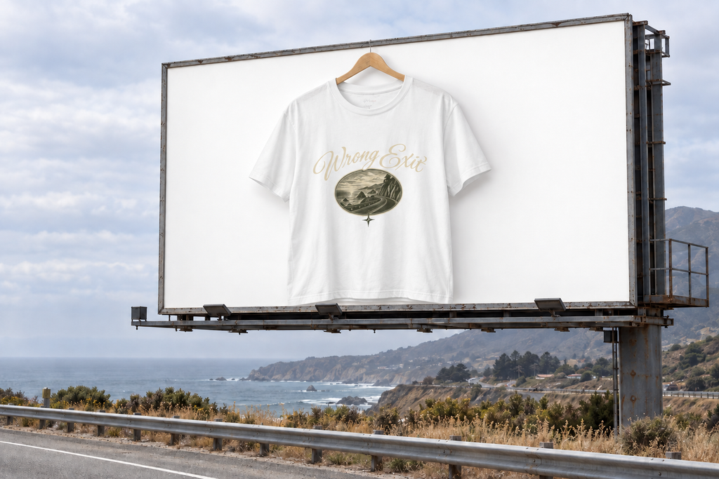 Wrong Exit — The Long Way Home Tee
