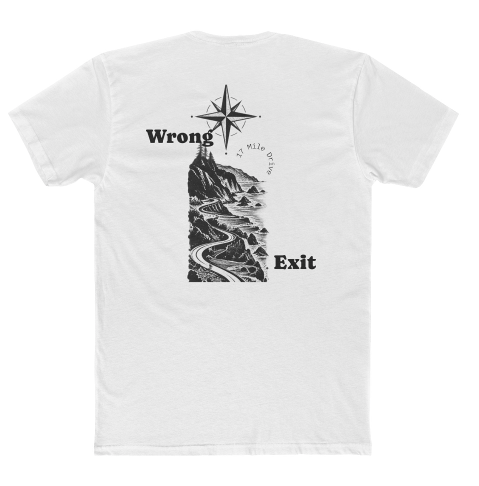 Wrong Exit Tee — 17 Mile Drive Graphic T-Shirt