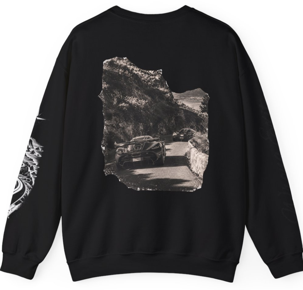 Wrong Exit Coastal Road Crewneck Sweatshirt