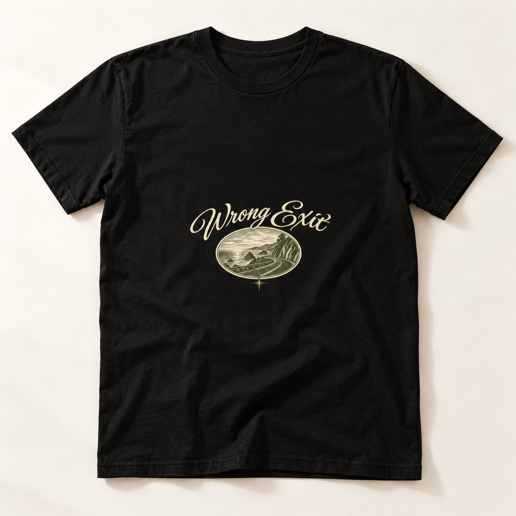 Wrong Exit — The Long Way Home Tee